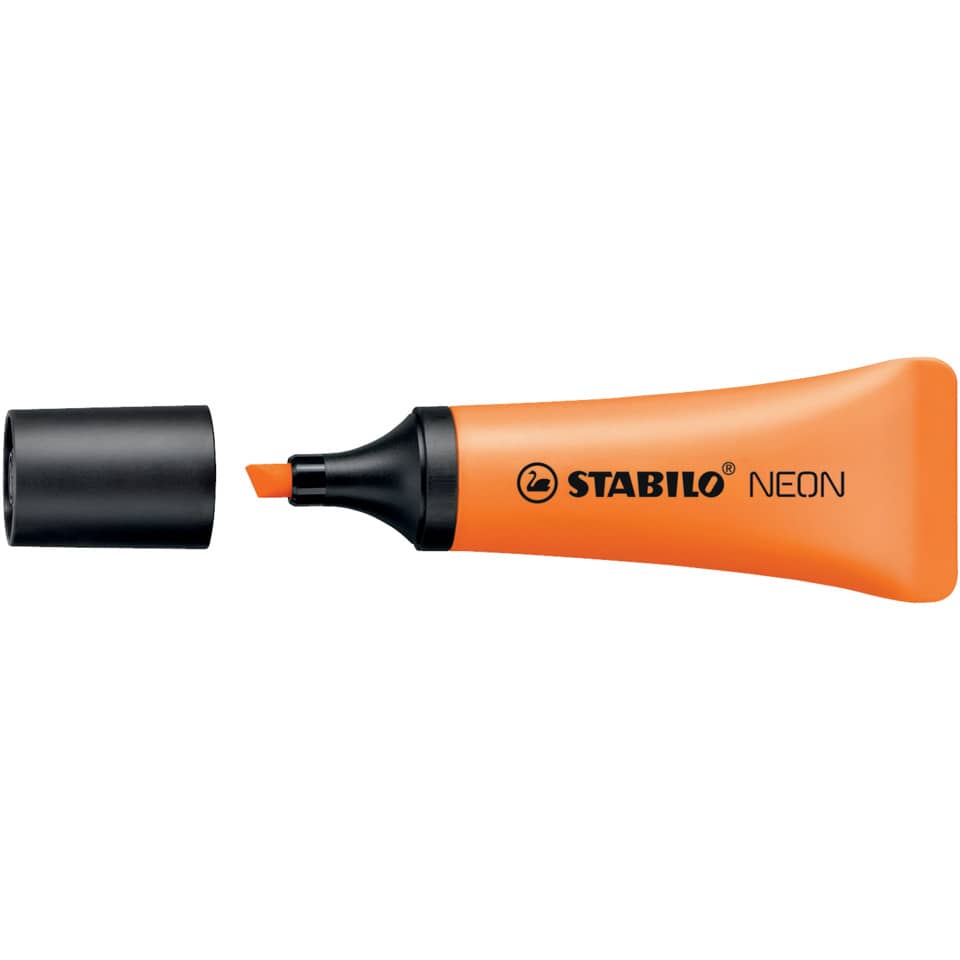 Evidenziatore Stabilo Neon 2-5 mm arancio 72/54