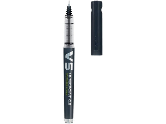 Penna roller ricaricabile a inchiostro liquido Pilot HI-TECPOINT V5 Begreen 0,5 mm nero - 040325