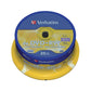 DVD+RW Verbatim 4x 4.7 GB  in confezione da 25 dvd+rw - 43489