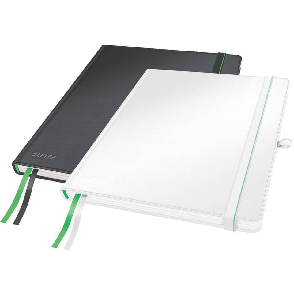 Taccuino a righe formato iPad - 80 fogli Leitz Complete nero 44740095