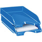 Vaschetta portacorrispondenza CepPro Gloss CEP in polistirene impilabile blu oceano 25,7x24,8x6,6 cm - 1002000351