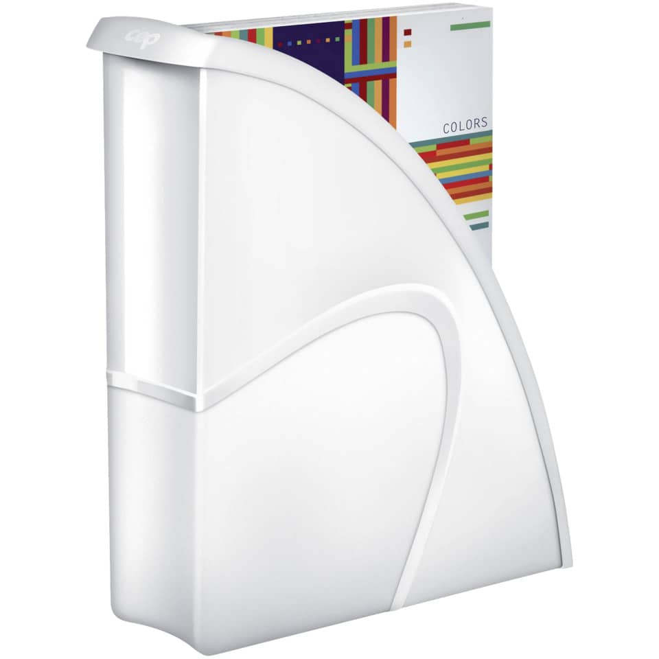 Portariviste CepPro Gloss CEP in polistirolo utilizzabile in formato verticale e orizz. bianco - 1006740021
