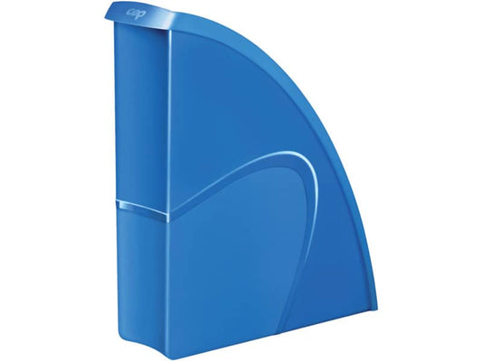 Portariviste CepPro Gloss CEP in polistirene utilizzabile in formato vert. e orizz. blu oceano - 1006740351