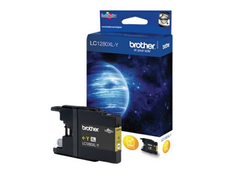 Cartuccia inkjet alta capacità 1280 Brother giallo LC-1280XLY