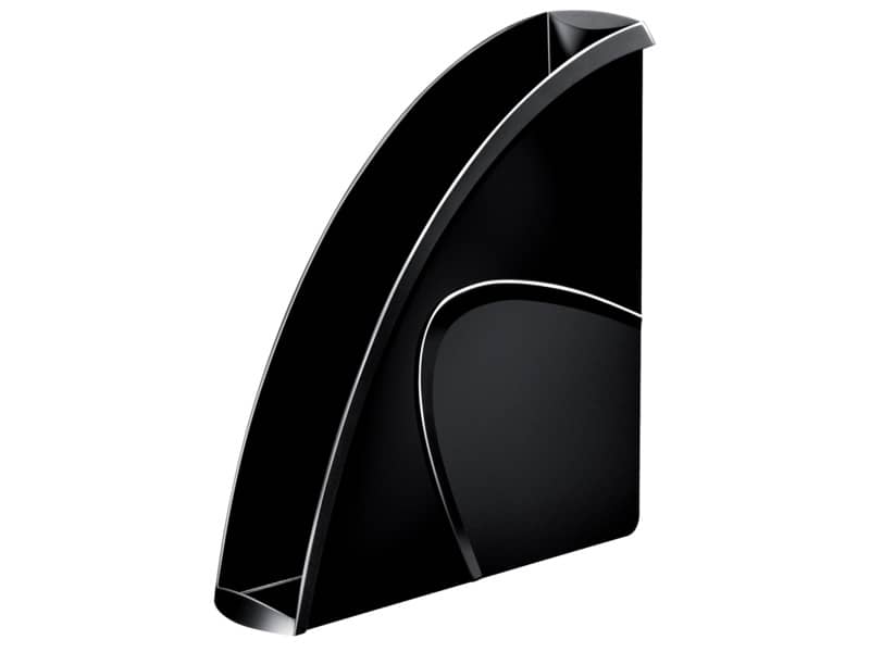 Portariviste CepPro Gloss CEP in polistirolo utilizzabile in formato orizzontale o verticale nero 1006740161