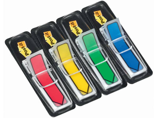 Segnapagina removibili Post-it® Index Mini "Freccia" classici assortiti 4 confezioni da 24 - 684ARR3