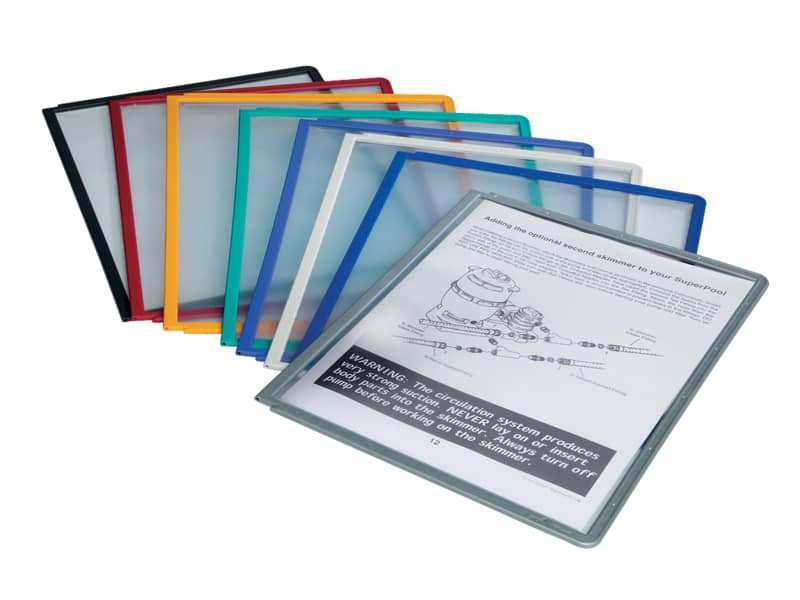 Pannelli espositivi DURABLE SHERPA® A4 polipropilene nero conf. da 5 - 560601