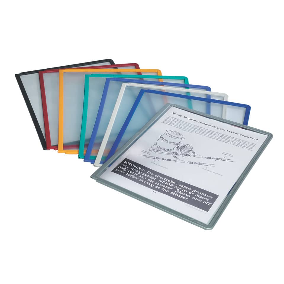 Pannelli espositivi DURABLE SHERPA® A4 polipropilene nero conf. da 5 - 560601