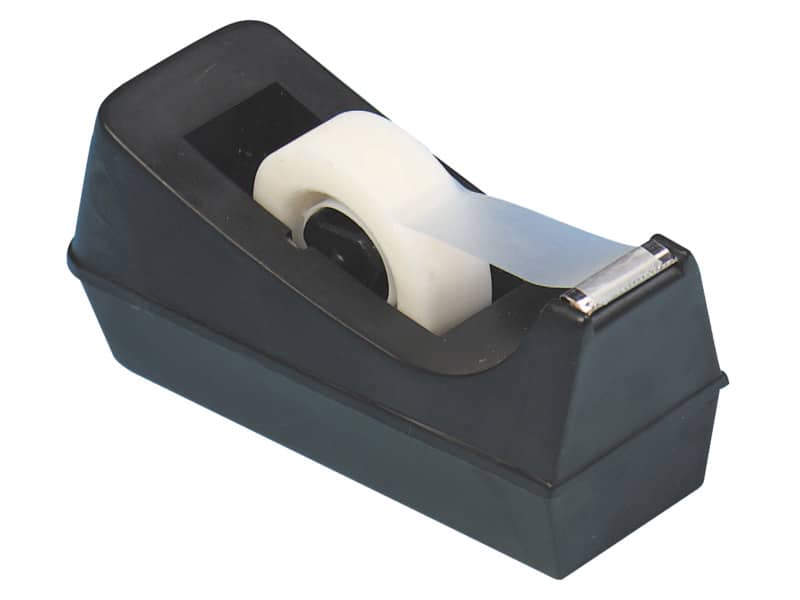 Dispenser per nastro da scrivania Q-Connect nero 19 mm x 33 m KF01294