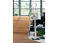 Espositore da terra DURABLE CRYSTAL SIGN STAND A3 argento metallizzato - 481923