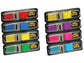 Segnapagina removibili Post-it® Index Mini con dispenser blu, giallo, verde, rosso  4 confezioni da 35 - 683-4