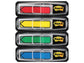 Segnapagina removibili Post-it® Index Mini "Freccia" classici assortiti 4 confezioni da 24 - 684ARR3