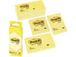 Foglietti riposizionabili classici Post-it® Notes 38x51 mm 100 ff Giallo Canary™  conf. da 12 - 653E
