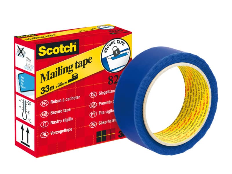 Nastro adesivo antieffrazione Scotch® 35 mm x 33 m blu 820