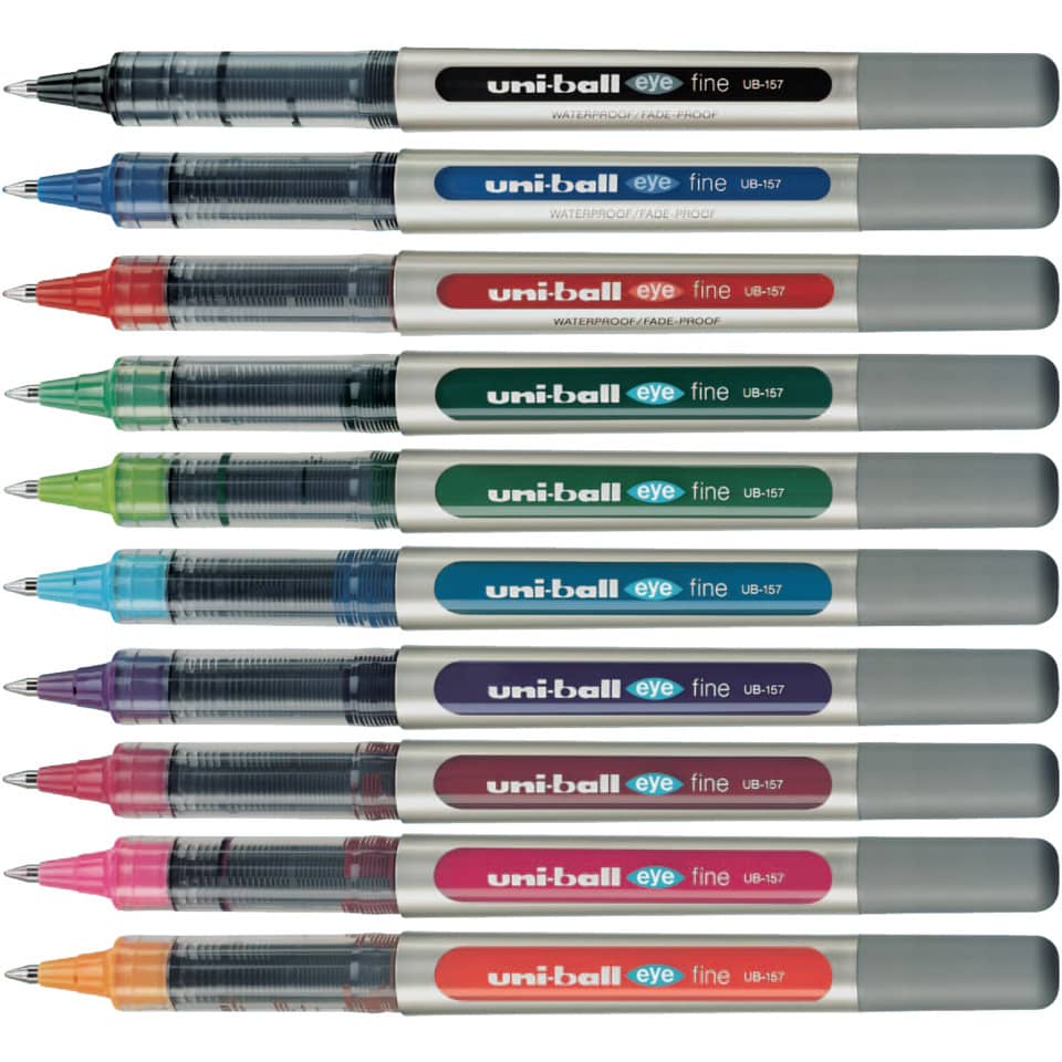 Penna gel con cappuccio EYE 0,7 mm BLU  M UB157 B