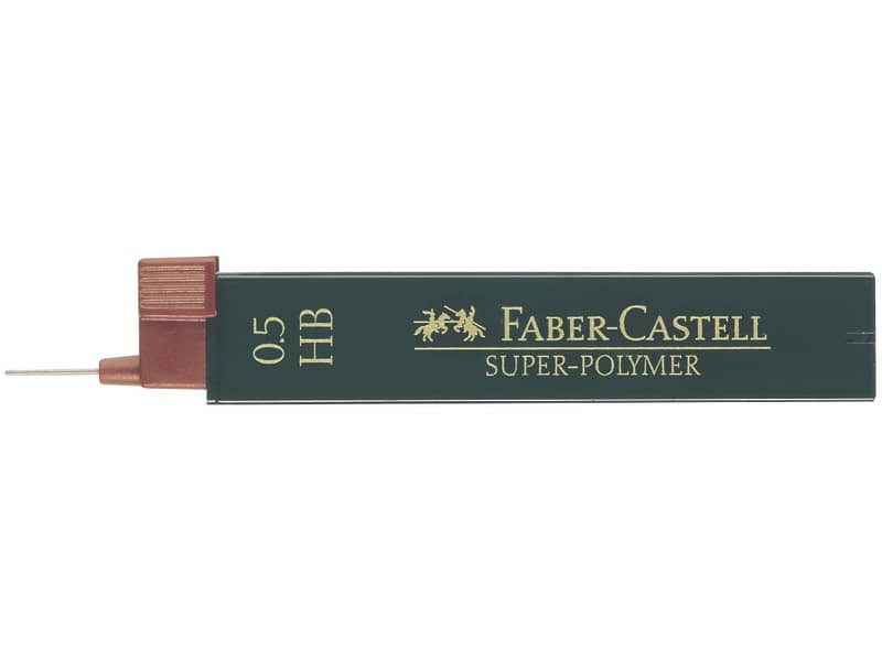 Mine Faber-Castell Super Polymer 0,5 mm HB astuccio da 12 - 120500