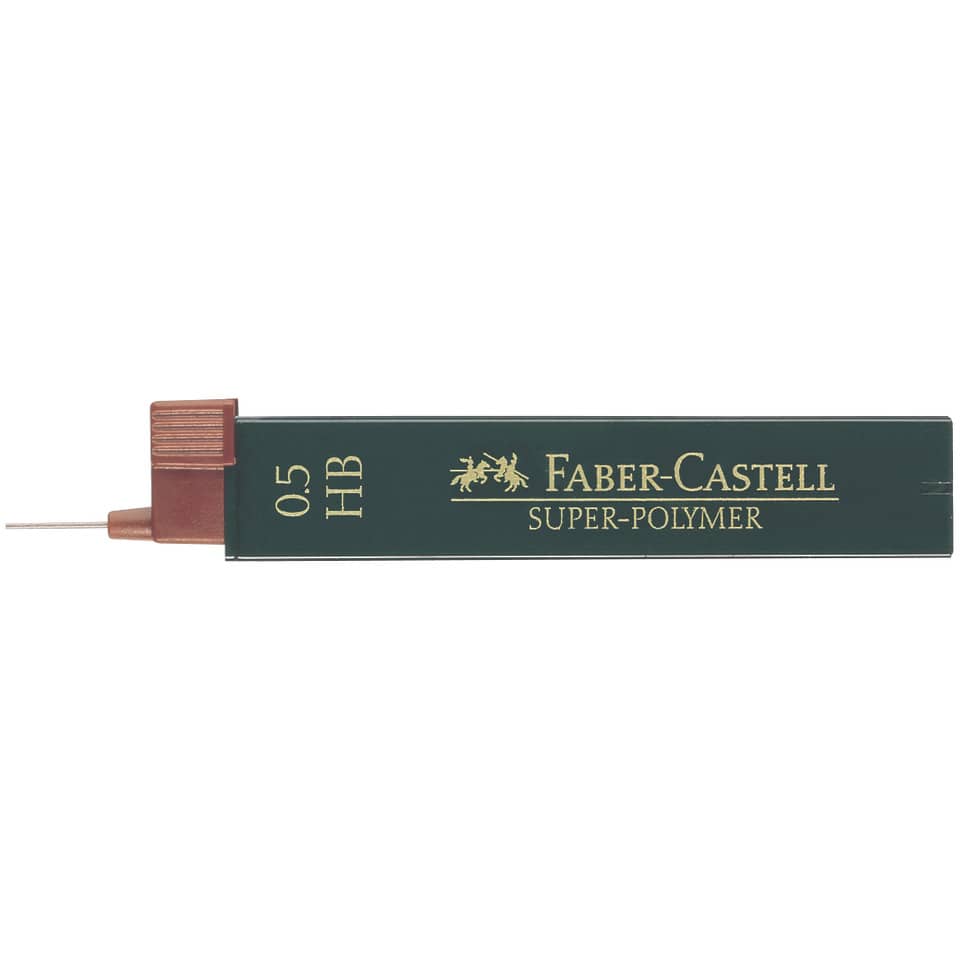 Mine Faber-Castell Super Polymer 0,5 mm HB astuccio da 12 - 120500