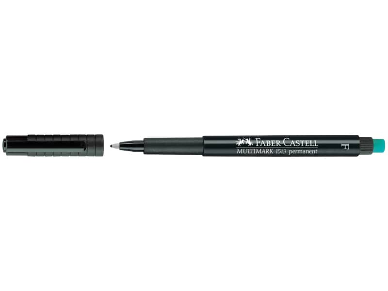 Marcatore permanente Faber-Castell Multimark nero F 0,6 mm 151399