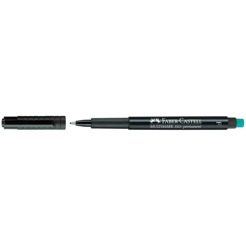 Marcatore permanente Faber-Castell Multimark nero F 0,6 mm 151399