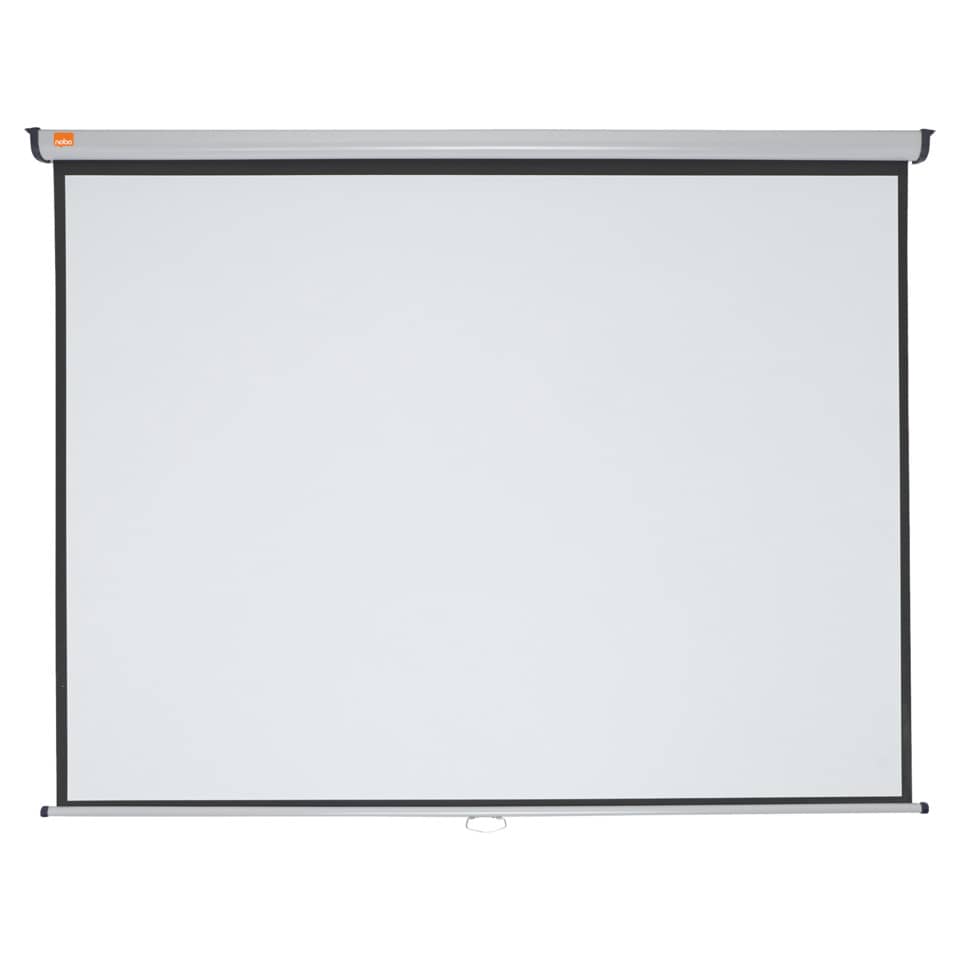 Schermo da parete 4:3 Nobo 200x151,3 cm bianco 1902393