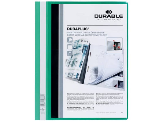 Cartellina ad aghi DURABLE DURAPLUS® A4 verde 257905