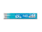 Refill penne a sfera Pilot Frixion Ball e Clicker 0,7 mm azzurro Set 3 pezzi - 006645