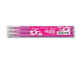 Refill penne a sfera Pilot Frixion Ball e Clicker 0,7 mm rosa Set 3 pezzi - 006648