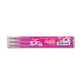 Refill penne a sfera Pilot Frixion Ball e Clicker 0,7 mm rosa Set 3 pezzi - 006648