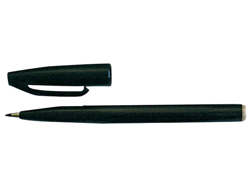 Pennarello Pentel Sign Pen punta fibra 2 mm 0,8 mm nero S520-A