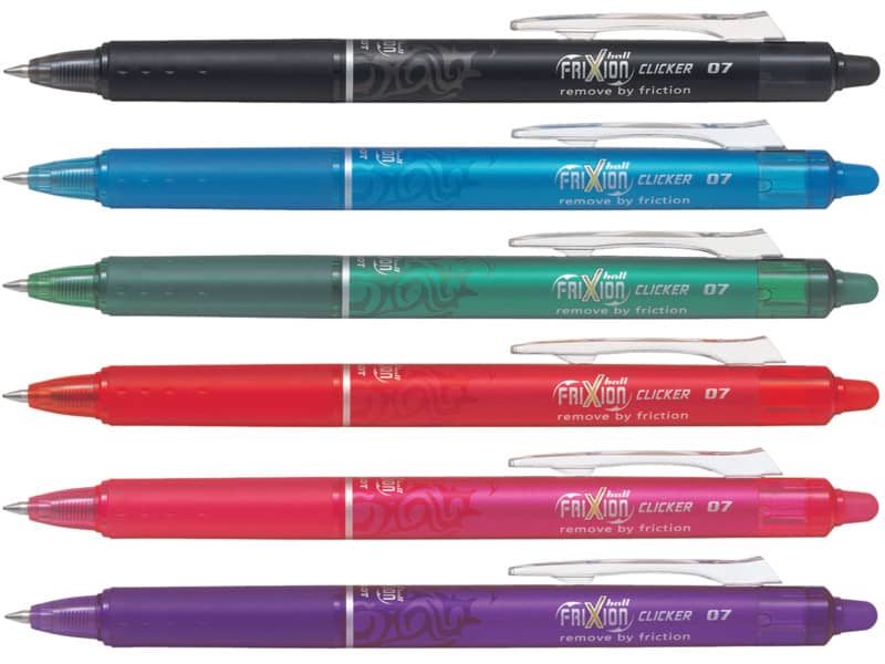 Penna a sfera cancellabile Pilot Frixion Ball Clicker 0,7 mm nero 006790