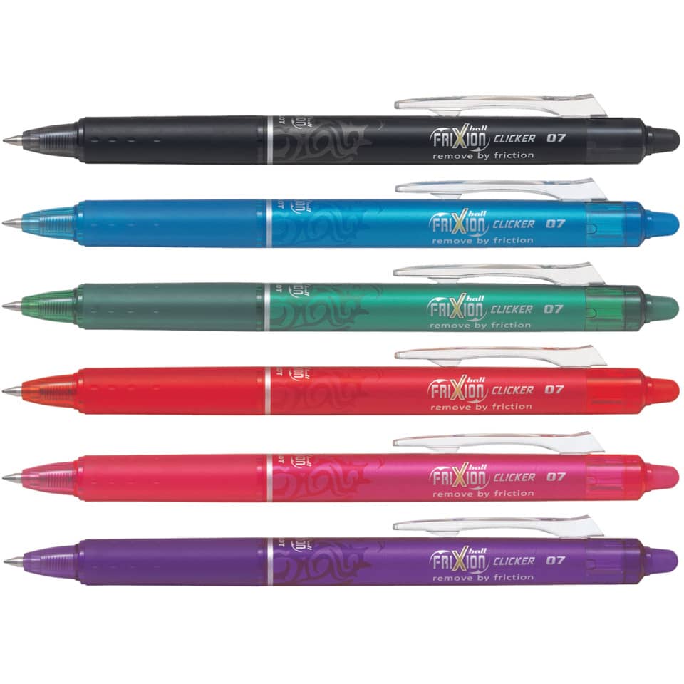 Penna a sfera cancellabile Pilot Frixion Ball Clicker 0,7 mm nero 006790
