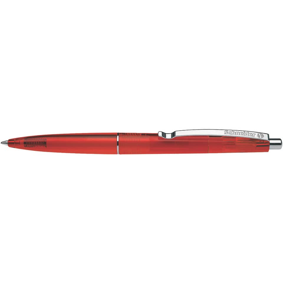 Penna a sfera a scatto Schneider K 20 Icy Colours ricaricabile tratto M rosso 132002
