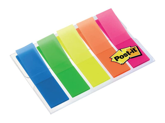 Segnapagina removibili Post-it® Index Mini full color con dispenser fluo assortiti  Confezione da 100 - 683-HF5EU