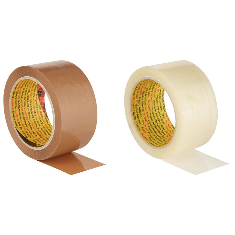 Nastro da imballo Scotch® 309 in acrilico a rumorosità ridotta 50 mm x 66 m marrone  conf. da 6 pezzi - 309