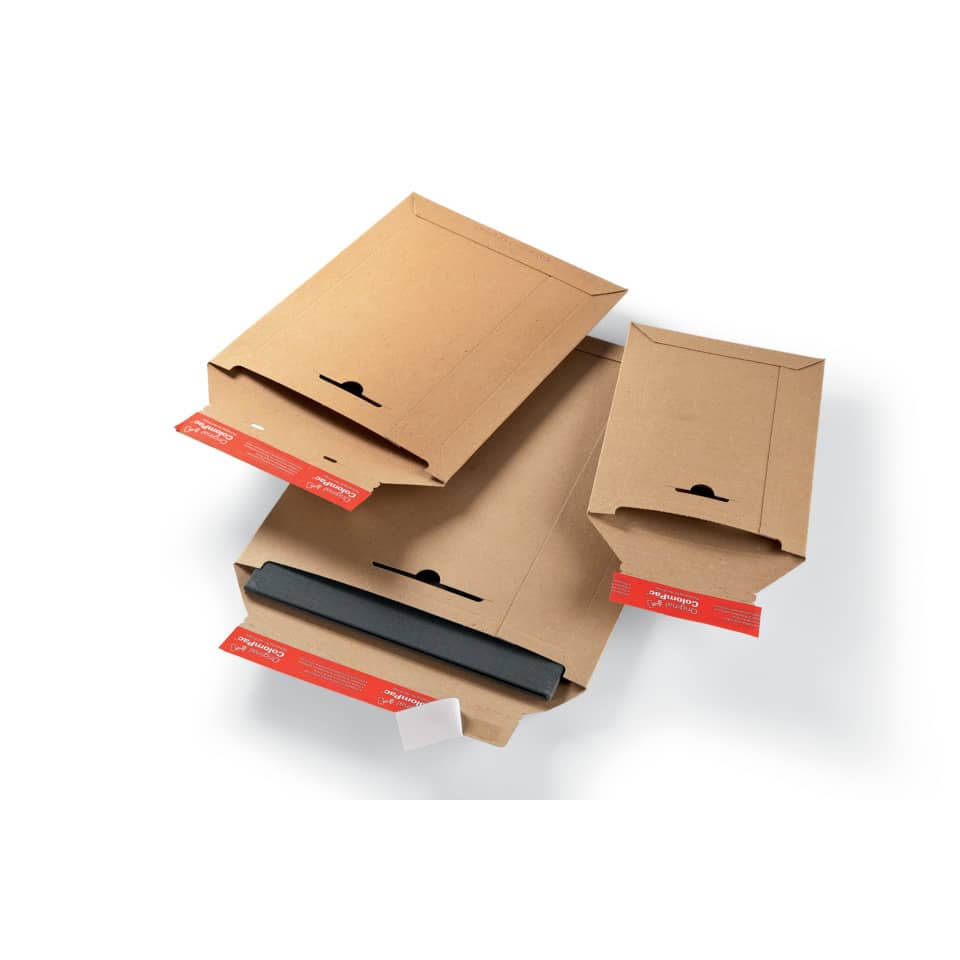 Busta rigida per spedizioni ColomPac in cartone rigido f.to 29,5x37,5 cm avana conf. da 20 - 30000207