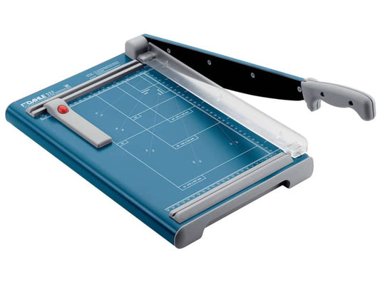 Taglierina a leva Dahle con pressino manuale max 15 fogli - luce 330-1,5 mm blu R000533