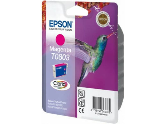 Cartuccia inkjet Colibrì T0803/blister RS Epson magenta C13T08034011