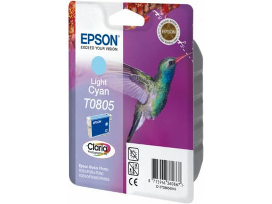 Cartuccia inkjet Colibrì T0805/blister RS Epson ciano chiaro C13T08054011