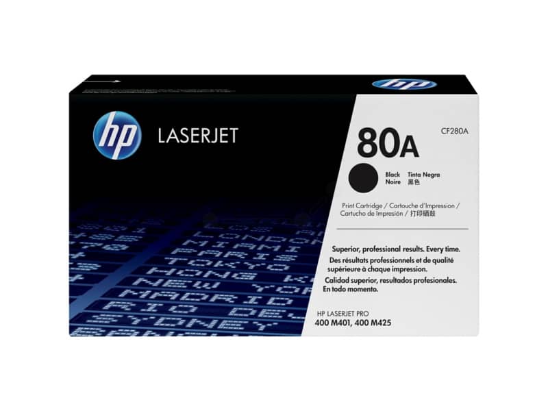Toner 80A HP nero  CF280A
