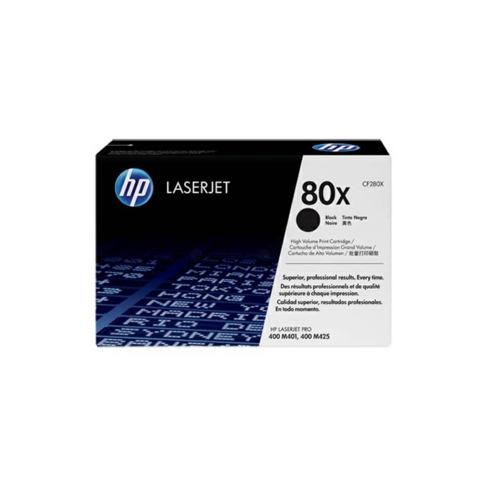 Toner alta capacità 80X HP nero  CF280X