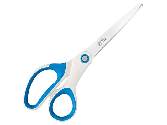 Forbici da ufficio Leitz WOW asimmetrica acciaio inox rivestito in titanio blu 20,5 cm - 53192136