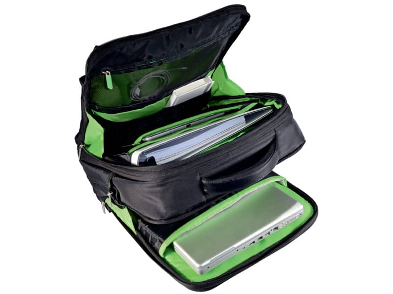 Zaino portacomputer Leitz Smart Traveller 15,6" poliestere 2 scomparti nero - 60170095