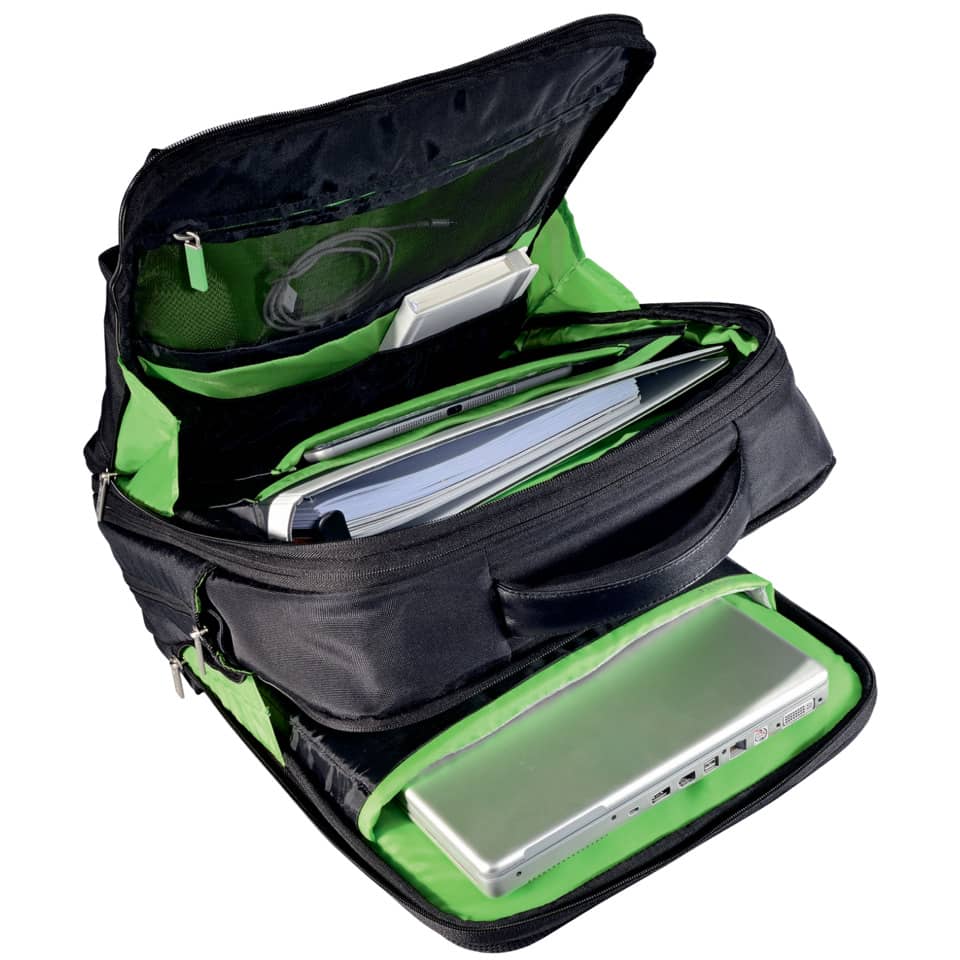 Zaino portacomputer Leitz Smart Traveller 15,6" poliestere 2 scomparti nero - 60170095