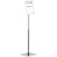 Espositore da terra DURABLE DURAVIEW® STAND A4 argento metallizzato - 498123