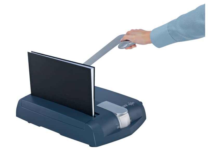 Rilegatrice manuale max 140 fogli Leitz ImpressBind® 140 blu/grigio metallizzato 74470000