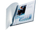 Copertina flessibile max 71-105 fogli Leitz impressBIND in PPL con dorso da 10,5 mm A4 blu  conf. da 10 - 74140035
