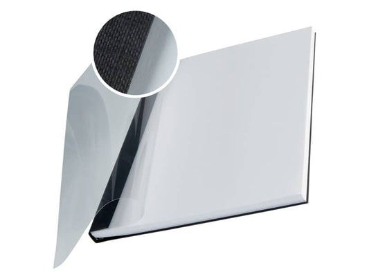 Copertina flessibile max 71-105 fogli Leitz impressBIND in PPL con dorso da 10,5 mm A4 nero conf. da 10 - 74140095