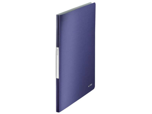 Portalistini a fogli fissi - 80 fogli Leitz STYLE in PPL con 40 buste A4 blu titanio - 39590069
