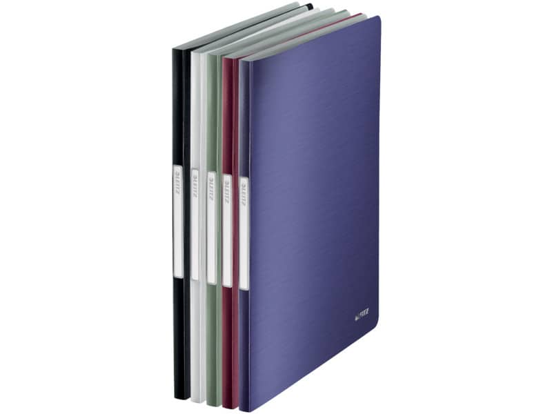 Portalistini a fogli fissi - 80 fogli Leitz STYLE in PPL con 40 buste A4 nero satin - 39590094