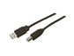 Cavo di collegamento Media Range USB 2.0 A/B nero 1,8 m MRCS101